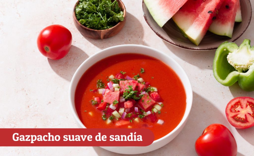 Gazpacho suave de sandía