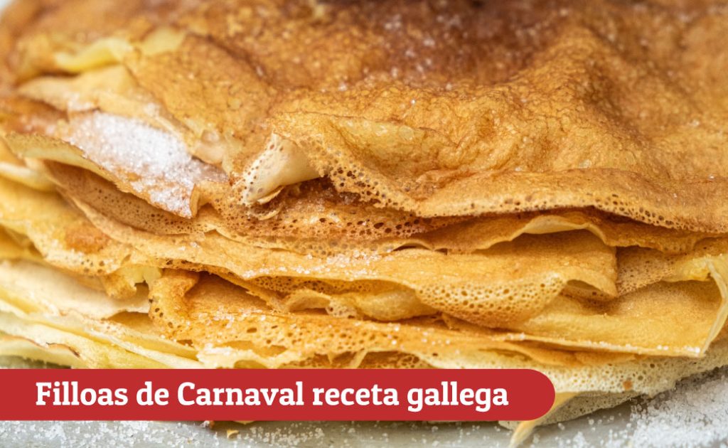 Filloas de Carnaval receta gallega