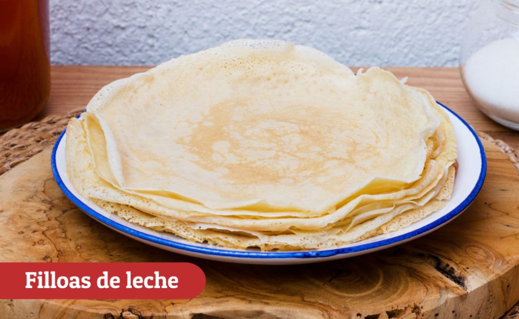 Filloas de leche