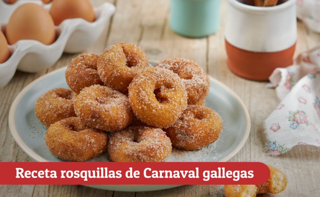 Receta rosquillas de Carnaval gallegas