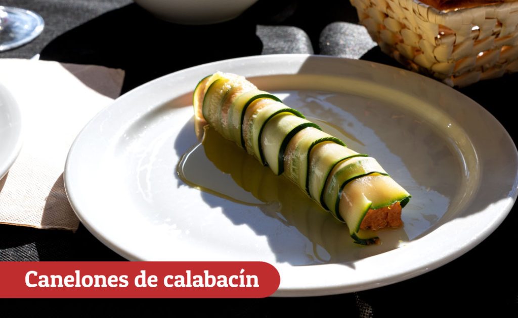 Domingo: canelones de calabacín
