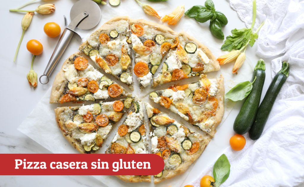 Sábado: pizza casera sin gluten