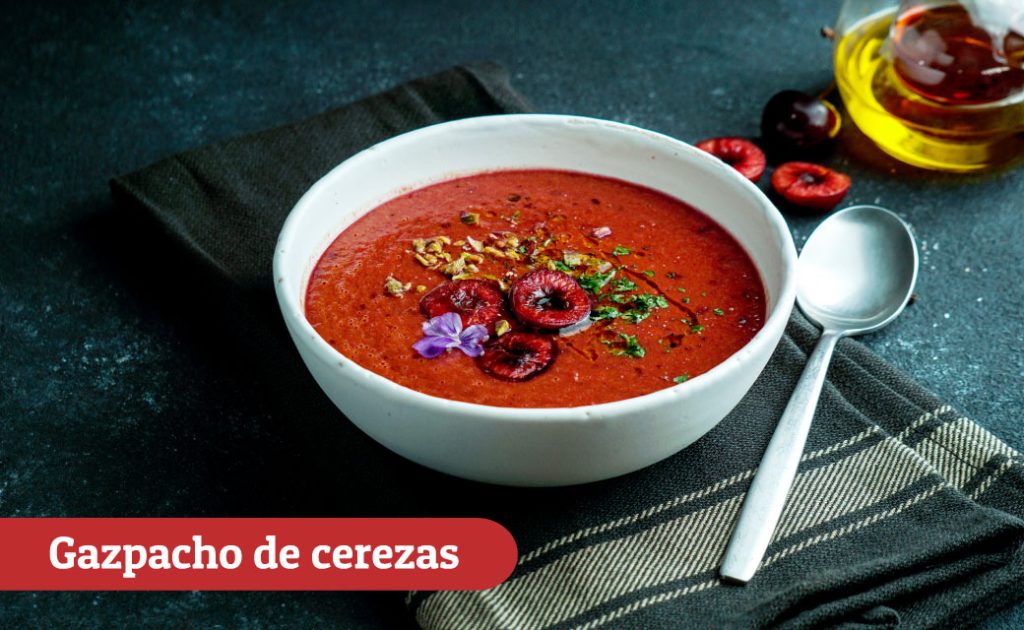 Gazpacho de cerezas