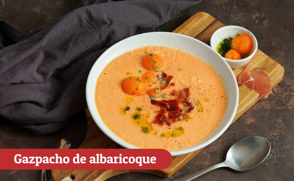 Gazpacho de albaricoque
