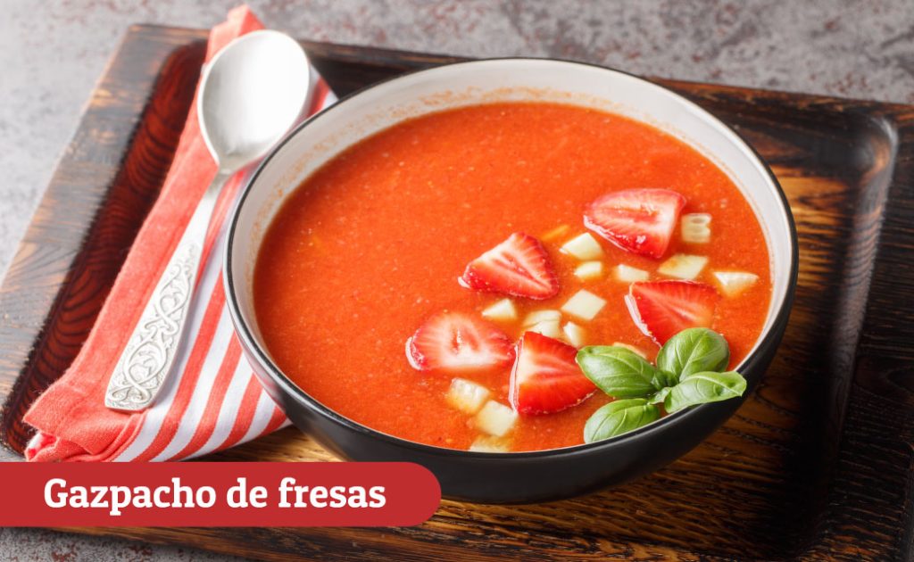 Gazpacho de fresas