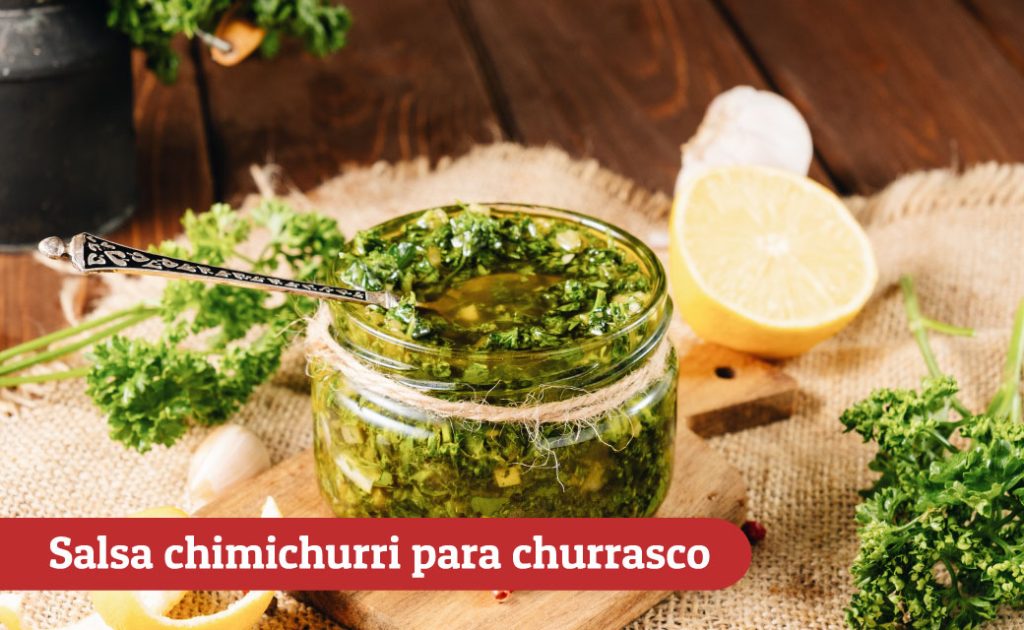 Salsa chimichurri para churrasco