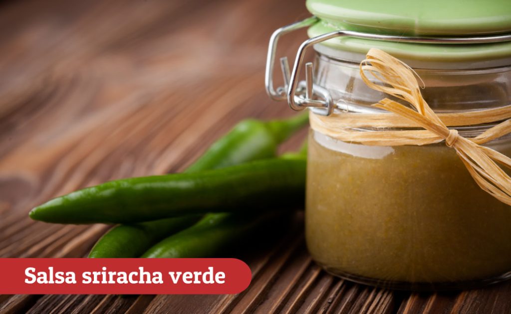 Salsa sriracha verde