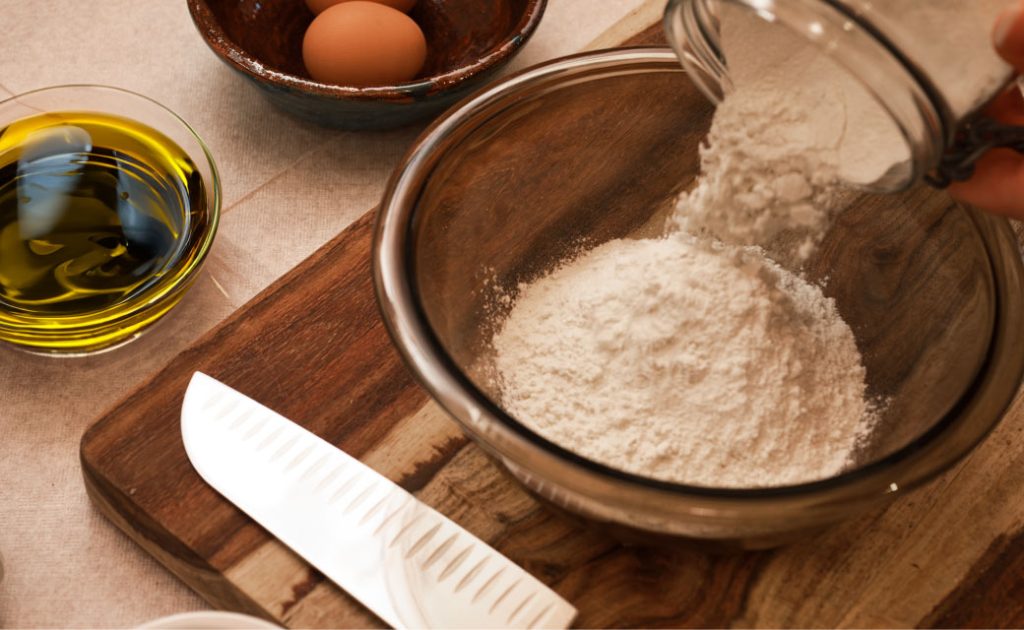 Ingredientes para la receta de las orejas de Carnaval