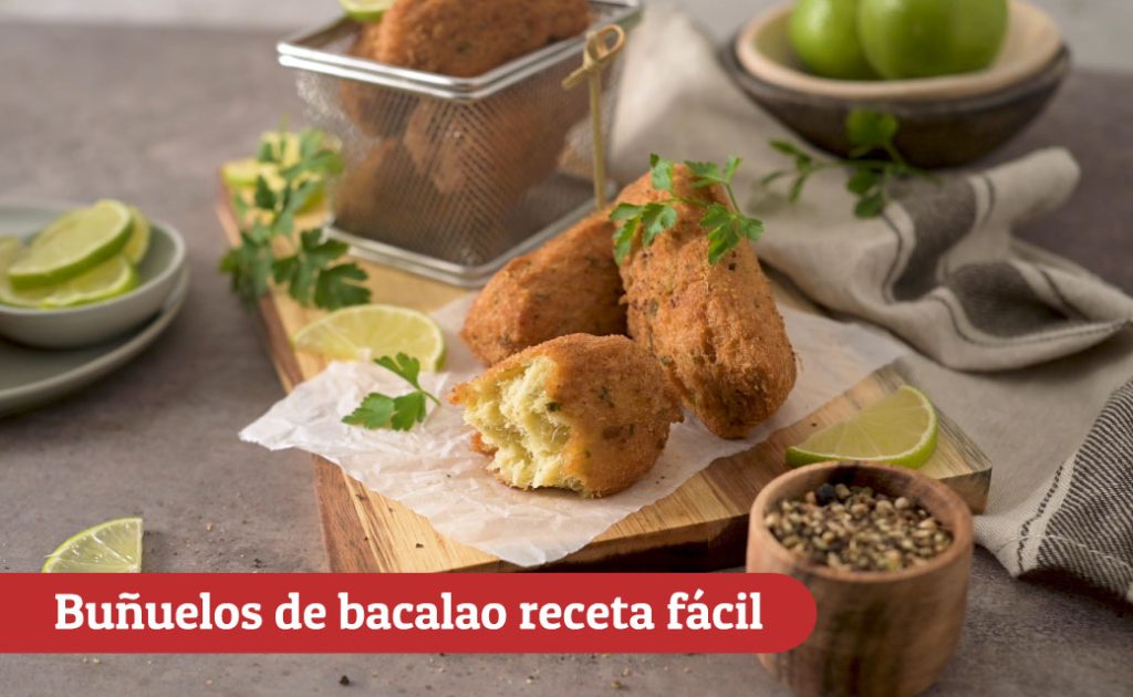 Buñuelos de bacalao receta fácil