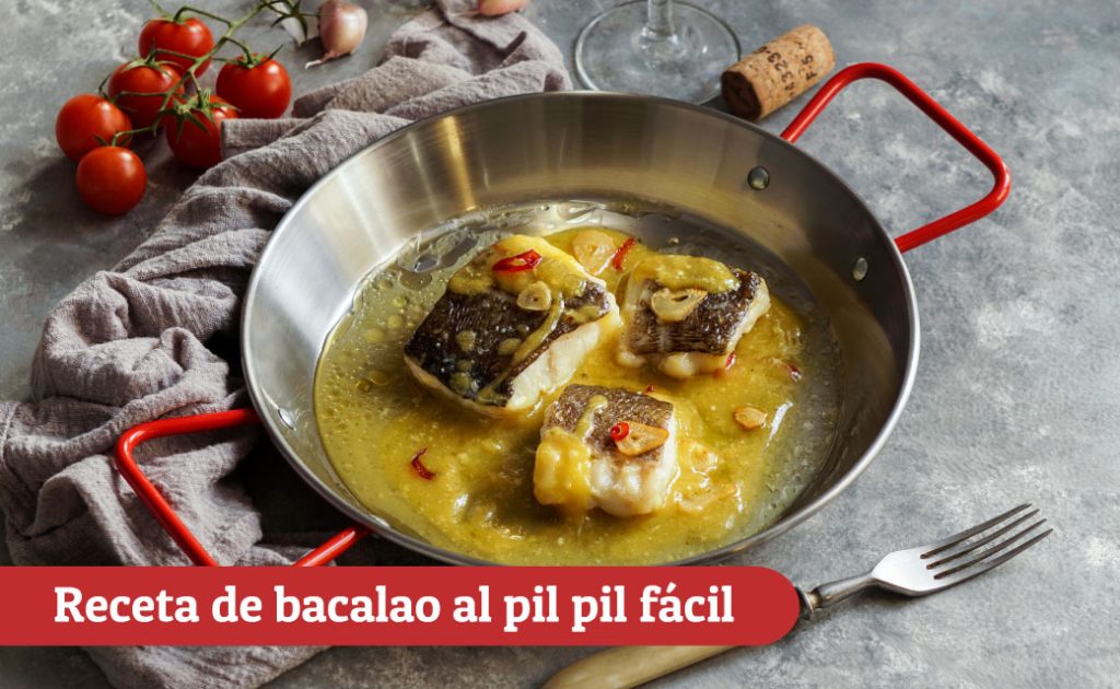 Receta de bacalao al pil pil fácil