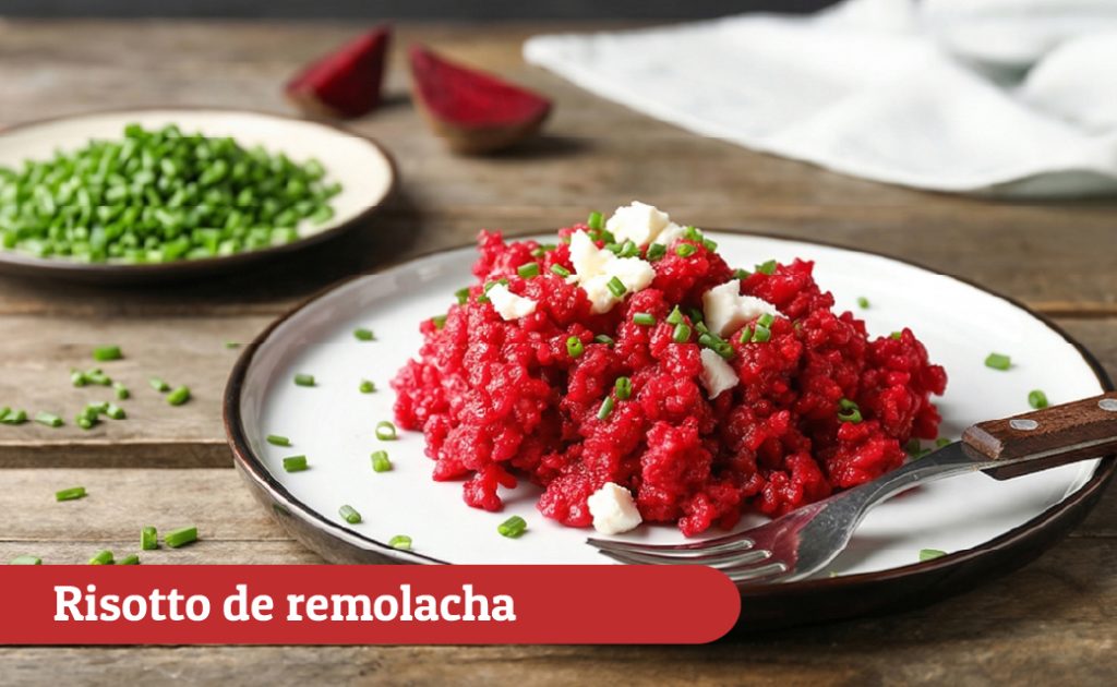 Risotto de remolacha