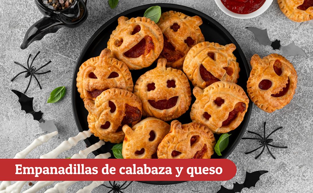 Empanadillas de calabaza y queso
