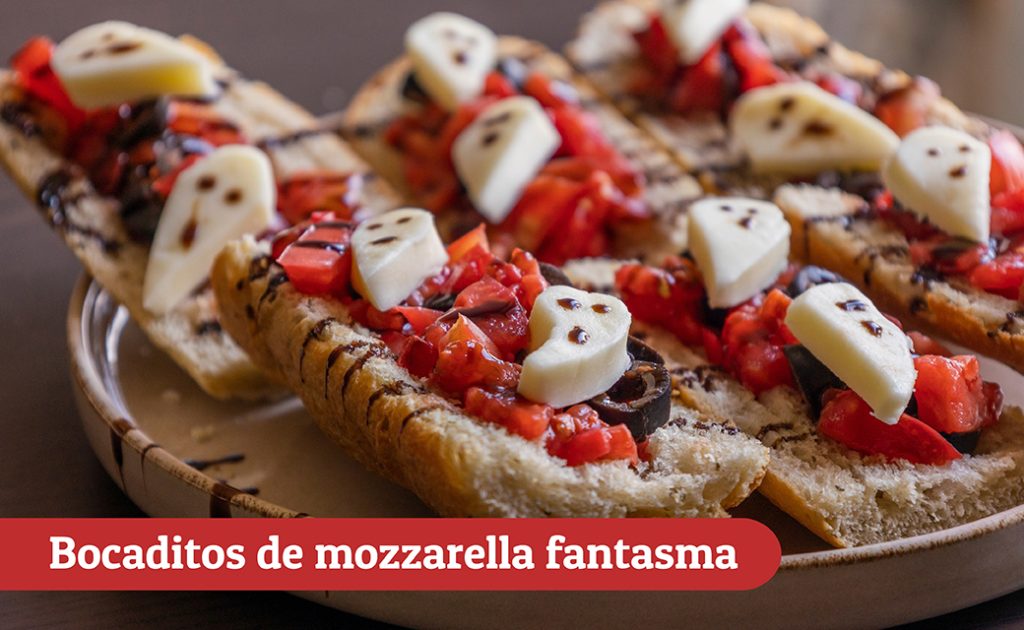 Bocaditos de mozzarella fantasma